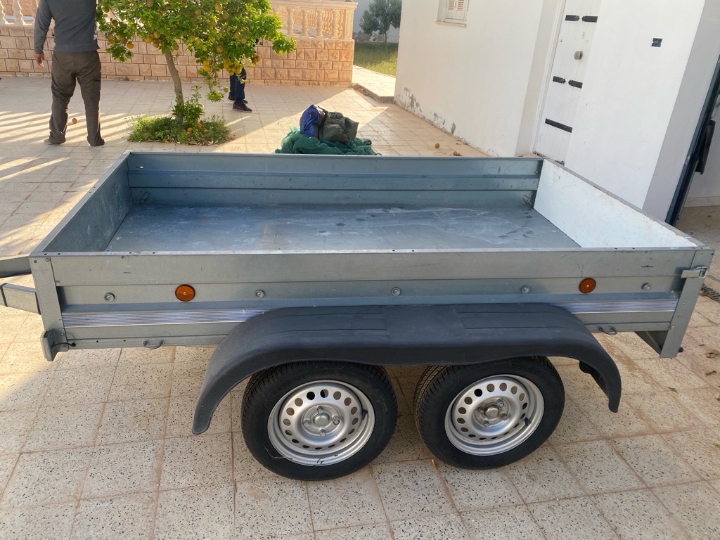 Remorque double essieux 