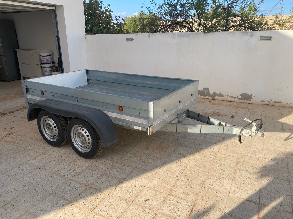 Remorque double essieux 