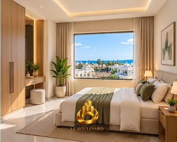 A Vendre Appartement S+2 avec Vue sur Mer dans une Résidence à Sidi Mahersi, Nabeul