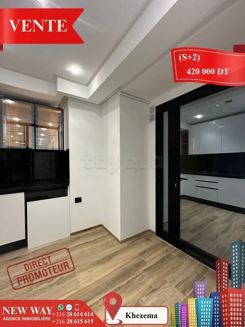 (S+2) Direct Promoteur à khezema