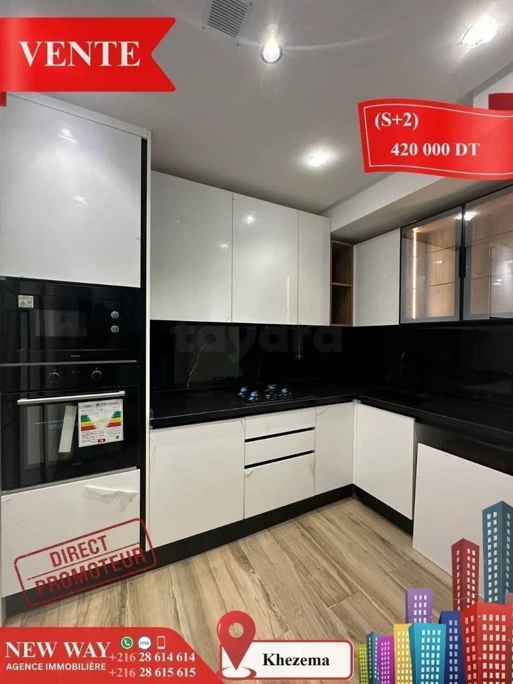 (S+2) Direct Promoteur à khezema