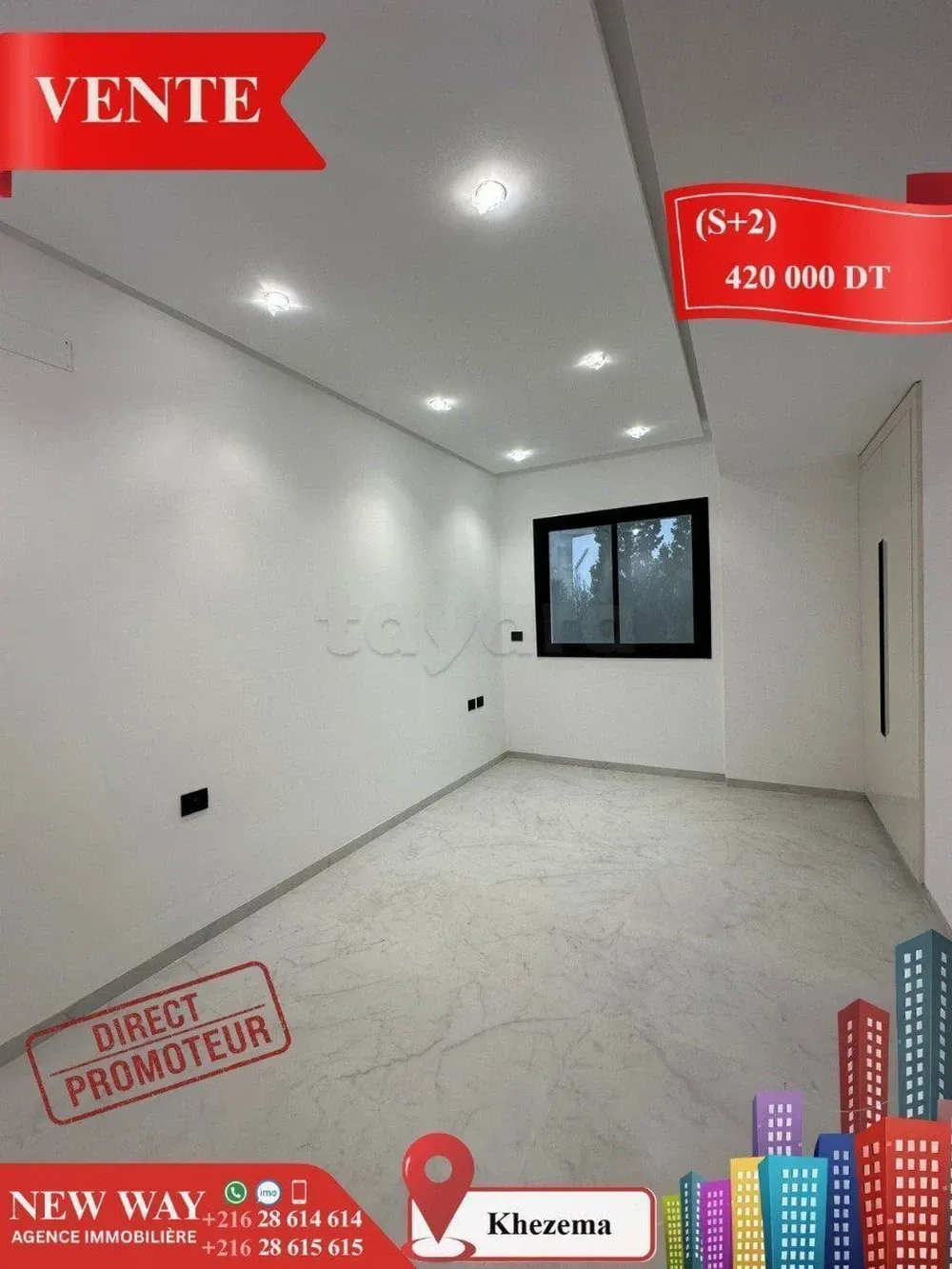 (S+2) Direct Promoteur à khezema
