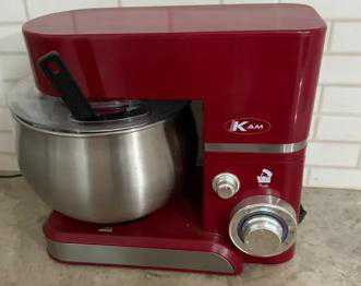 robot pâtissier sur socle de la marque Kam 5 Litres. 1300 Watts. 6 vitesses réglables.