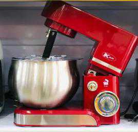 robot pâtissier sur socle de la marque Kam 5 Litres. 1300 Watts. 6 vitesses réglables.