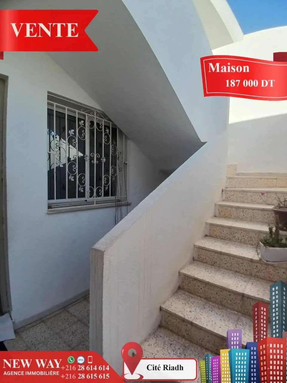 Maison à Cité Riadh , Proche de toutes Commodités