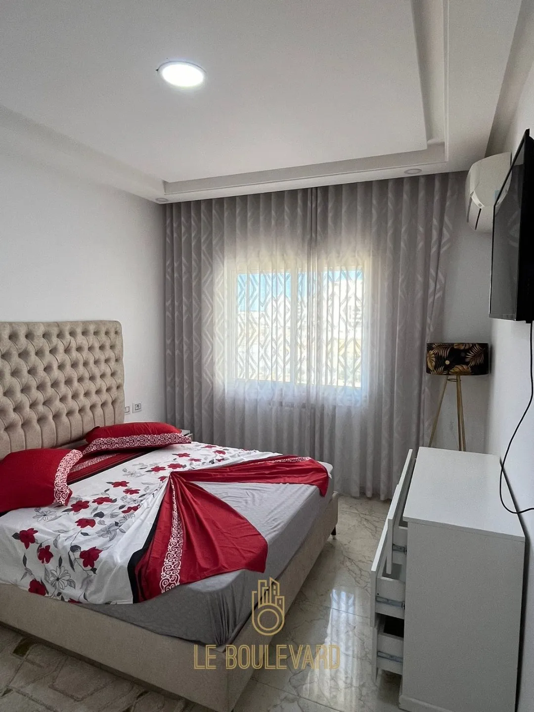 Location Estivale : Appartement S+1 Haut Standing à AFH Mrezga, Nabeul