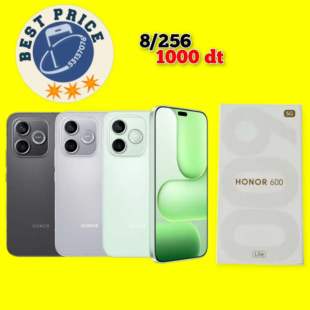 Honor 600 lite 8/256 5G Cacheté validé✔️