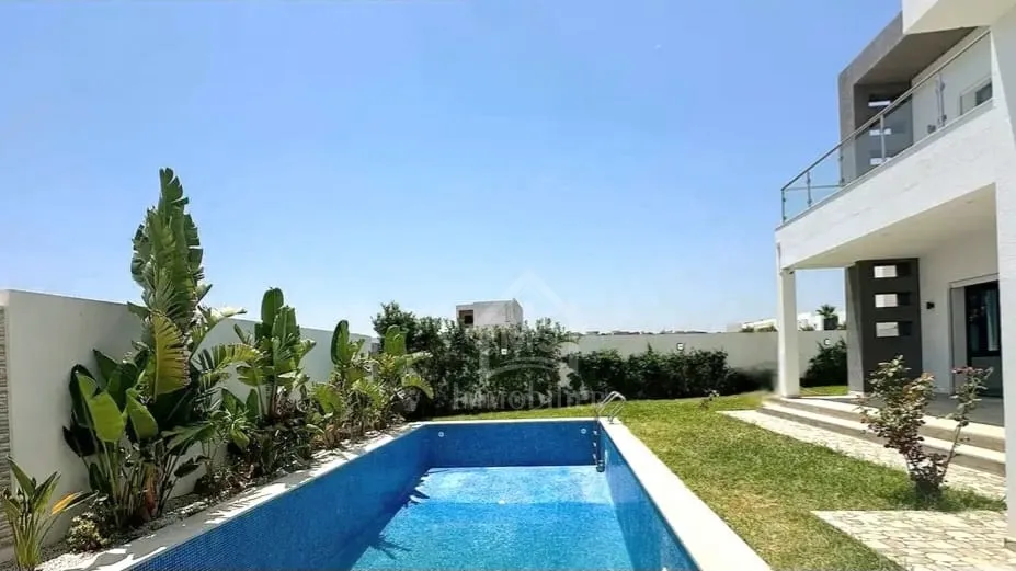 Villa S+4 toute neuve avec jardin et piscine Ă Hammamet Sud 51355351