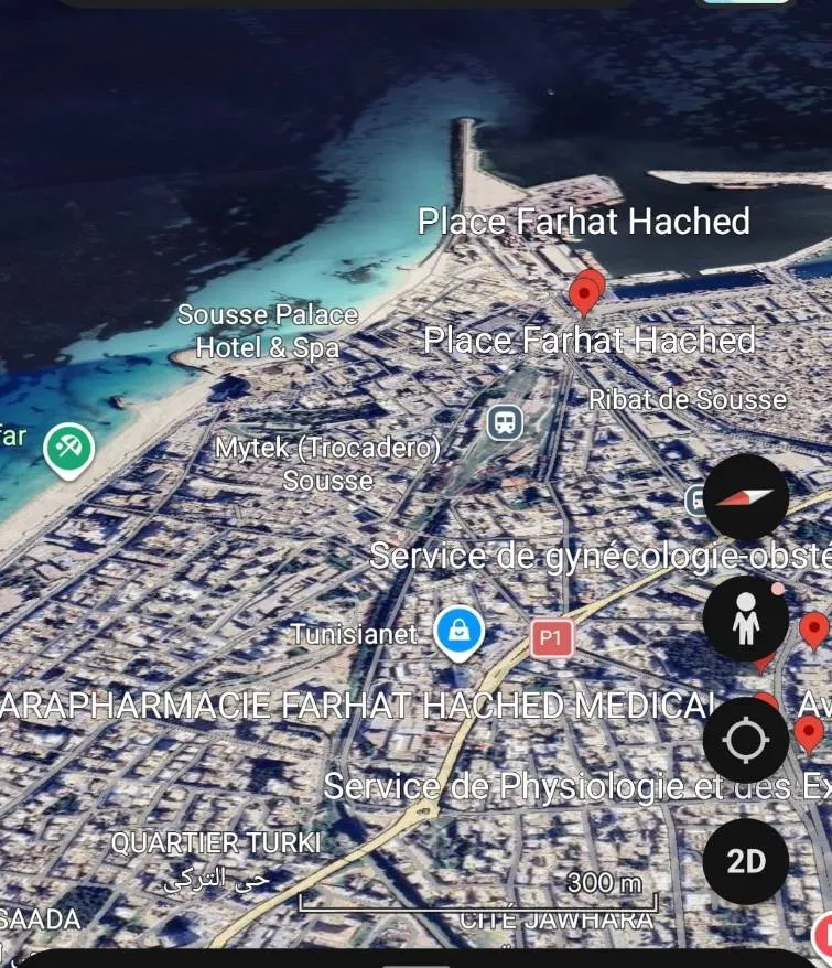 Opportunité Terrain De  2400 m2 R+8 à cité jawhra sousse