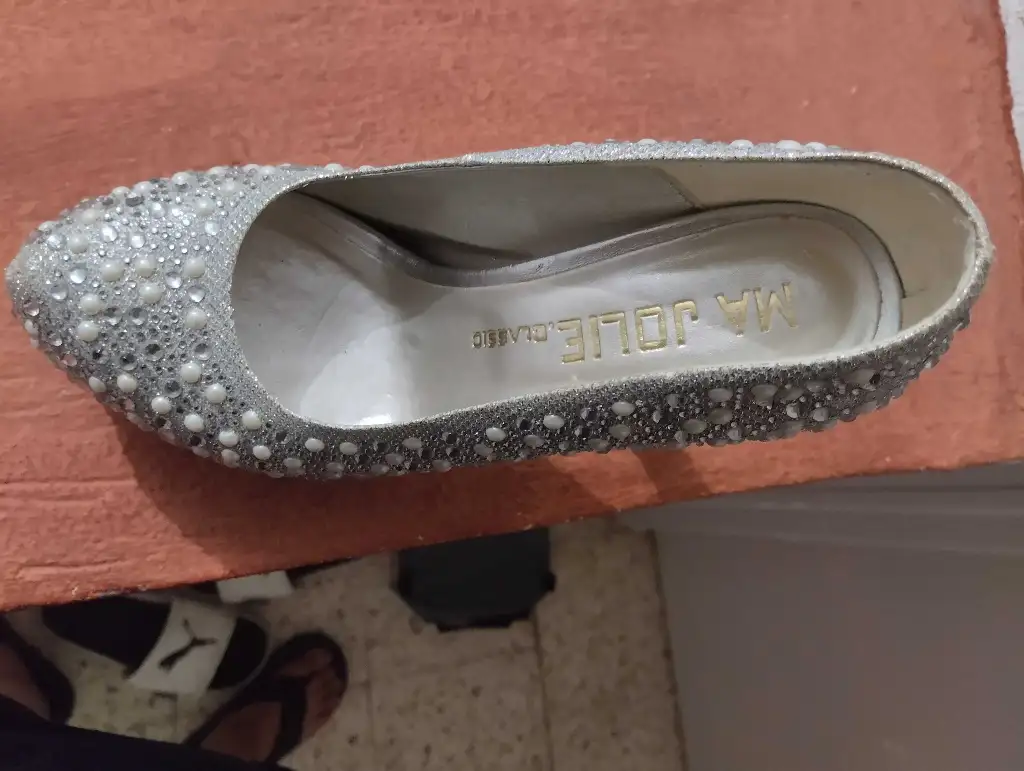 Chaussures argenté