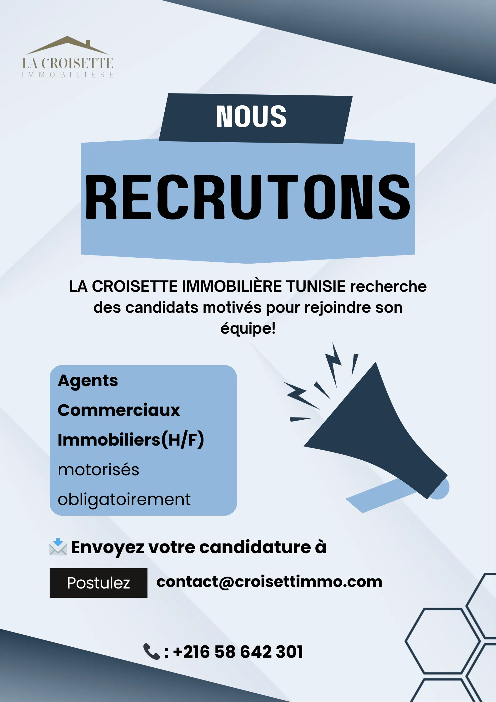  Agent Commercial Immobilier (H/F)