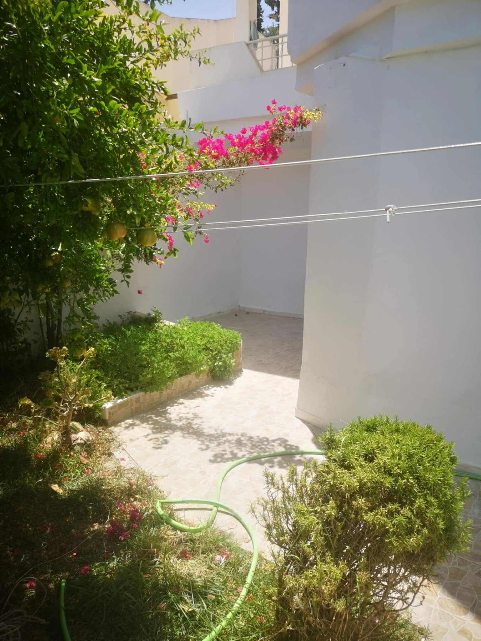 un appartement RDC s+2 vide situé à Menzah 9c