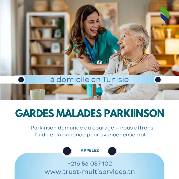 GARDES MALADES DE PARKINSON A DOMICILE  À LA SOUKRA