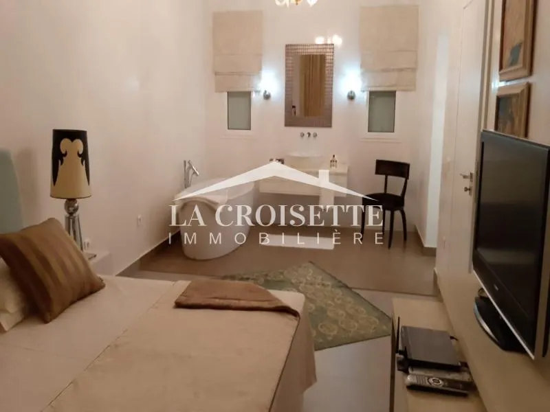 Duplex s3 meublé avec jardin à Gammarth MDL0005