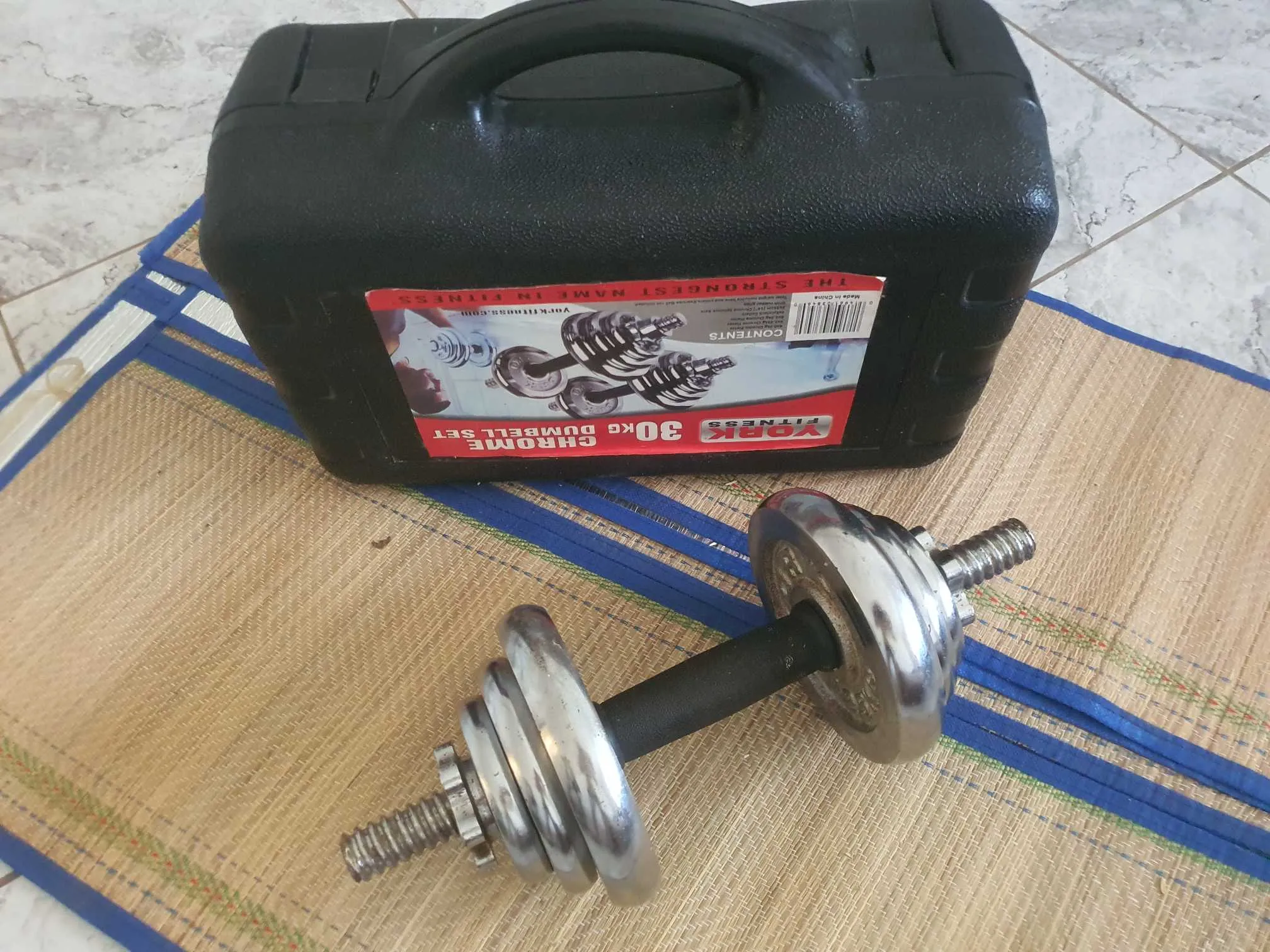 Valise haltères 30kg