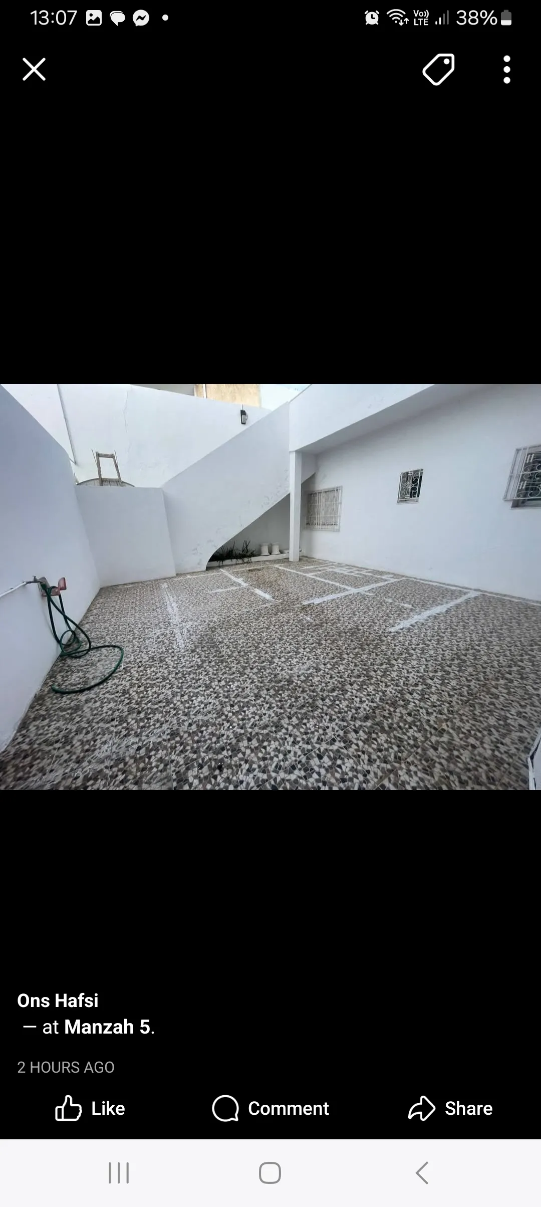 Location S3 vide à El Menzah 5