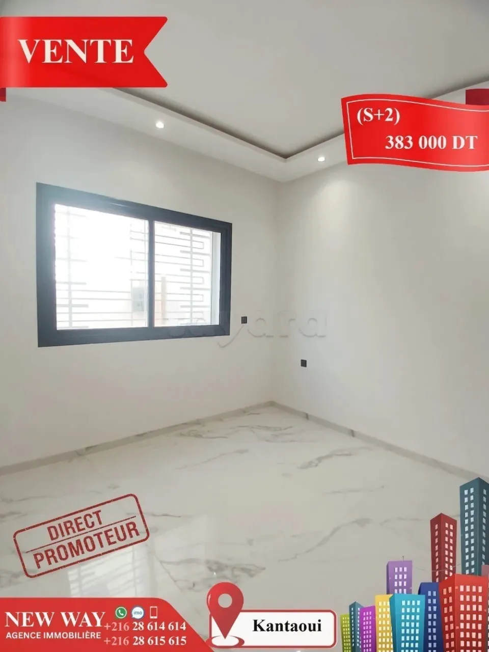 (S+2) à kantaoui Direct Promoteur, Prés de mer