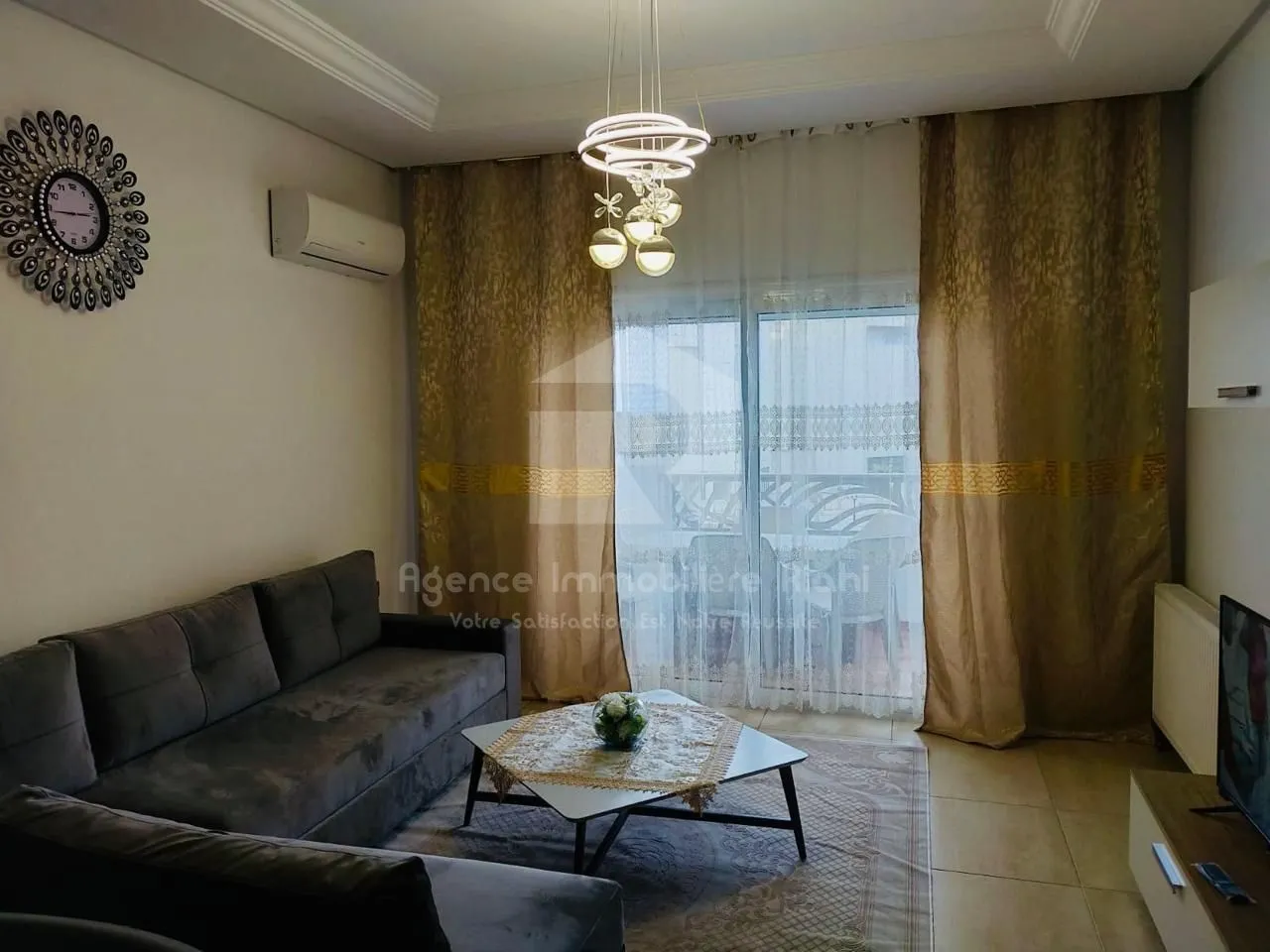 À LOUER (Court Durée) – Appartement S+2 Meublé à la Résidence Palm Lake Resort – Folla, Monastir