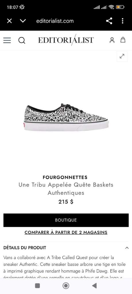 vans authentic a tribe called quest