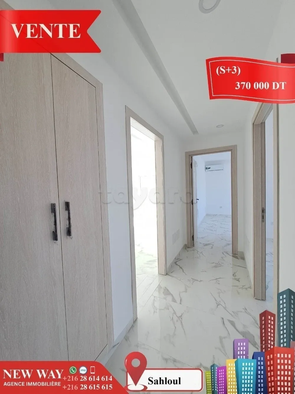 Appartement (S+3) à Sahloul 4