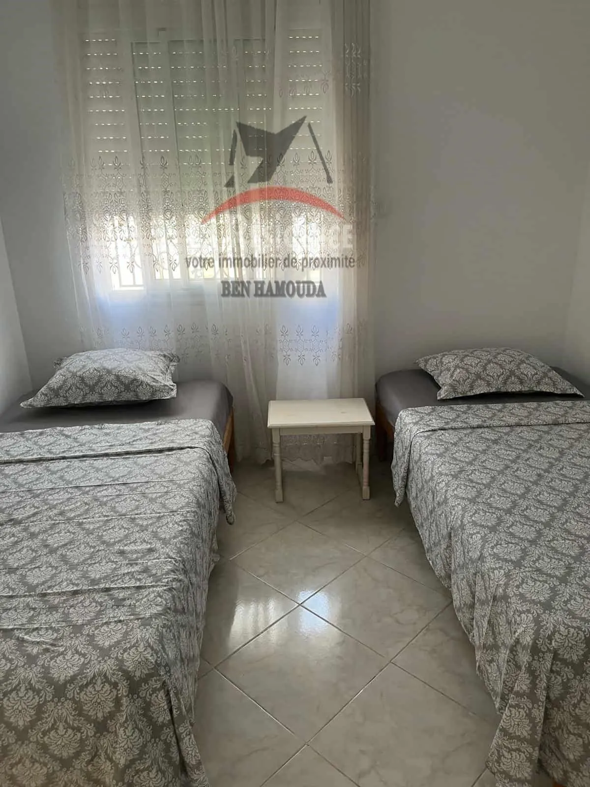 A louer un Appartement Bien Meublé Situé à la zone touristique Sidi Salem , Bizerte 