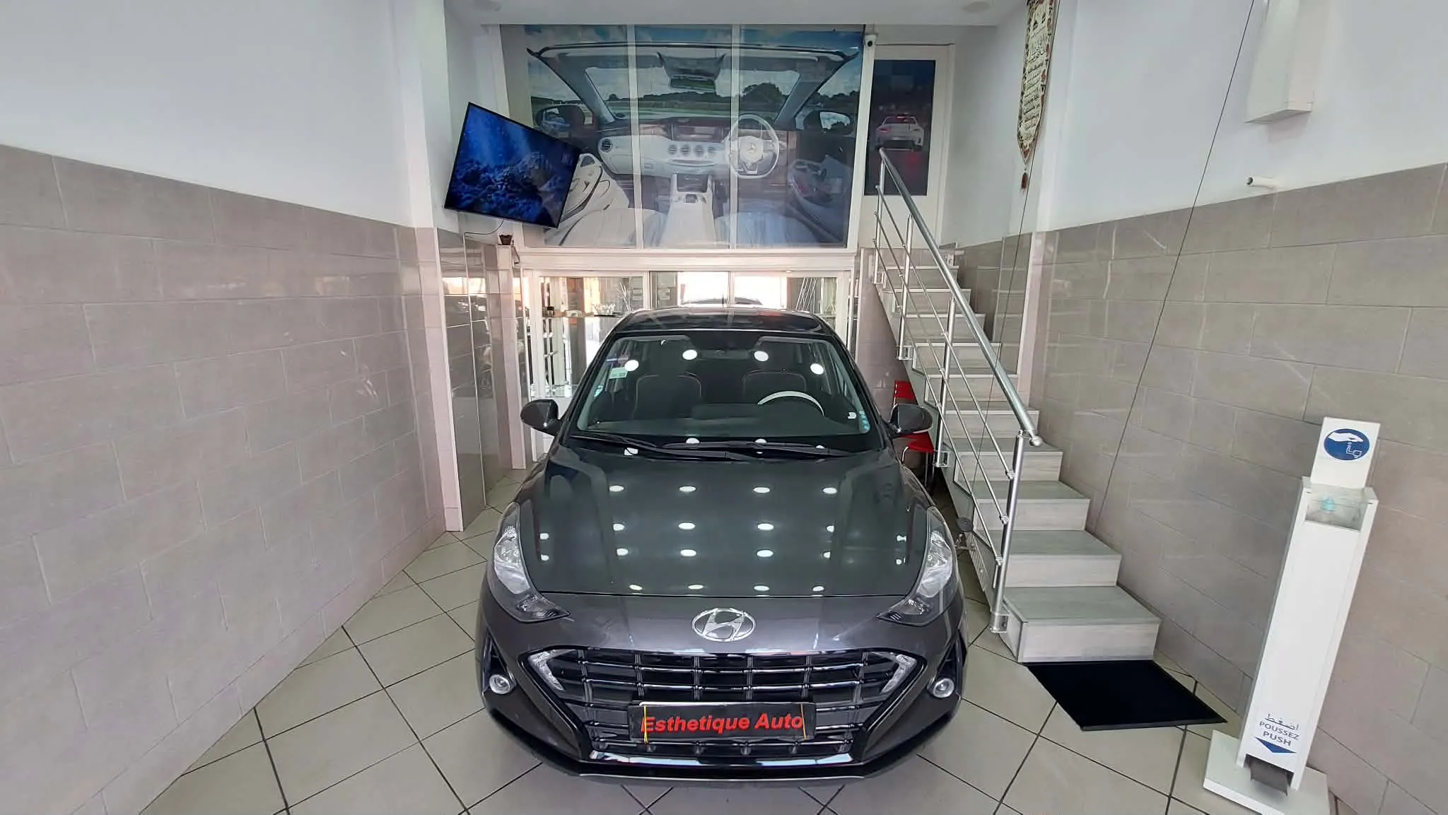 Hyundai I10-Fin 2023-BVA-kilométrage 50 mille-Tel 98479647