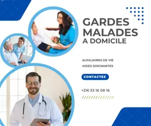 GARDE MALADES A DOMICILE A ARIANA