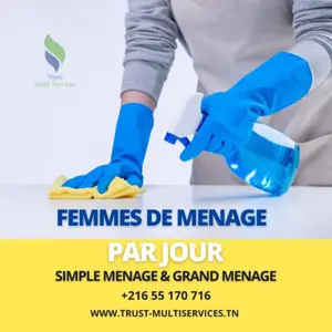 OFFRE FEMME DE MENAGE PAR JOUR A sidi bou said 