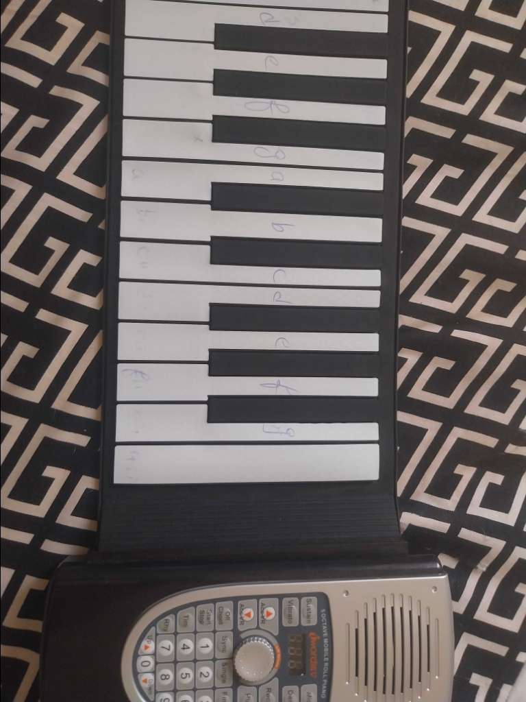 Piano pliable