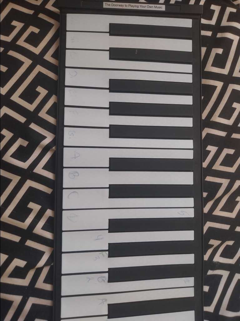 Piano pliable