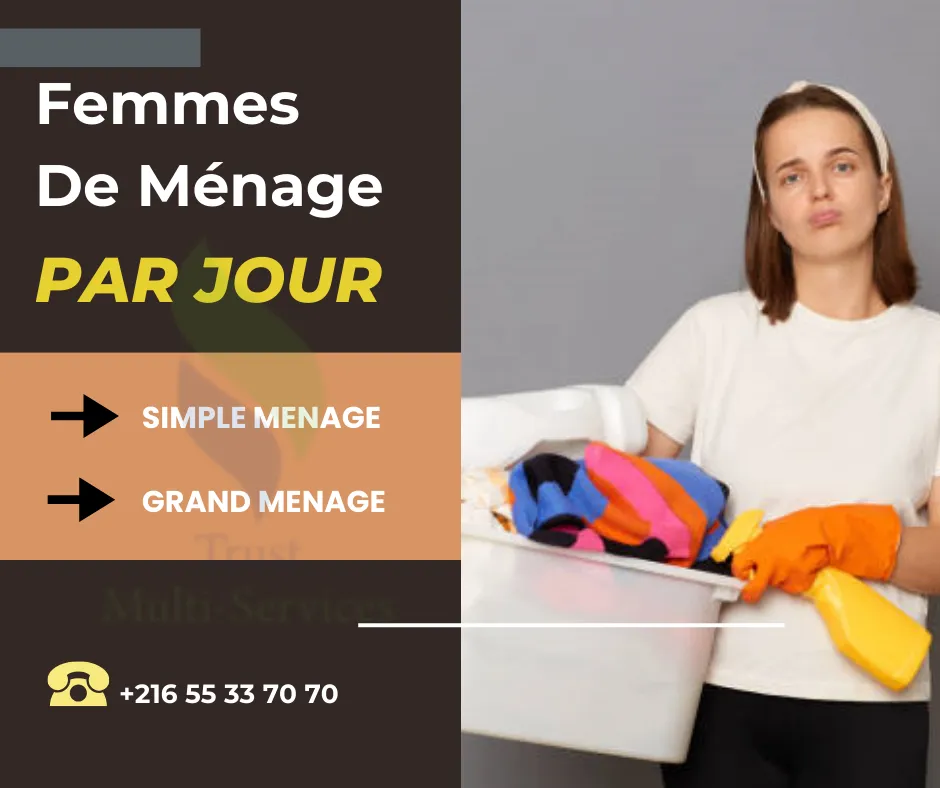  DES FEMMES DE MENAGE PAR JOUR A AIN ZAGHOUEN 
