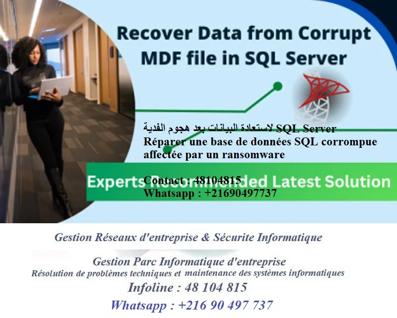 Recovery Base SQL Server corrumpu ou endommage