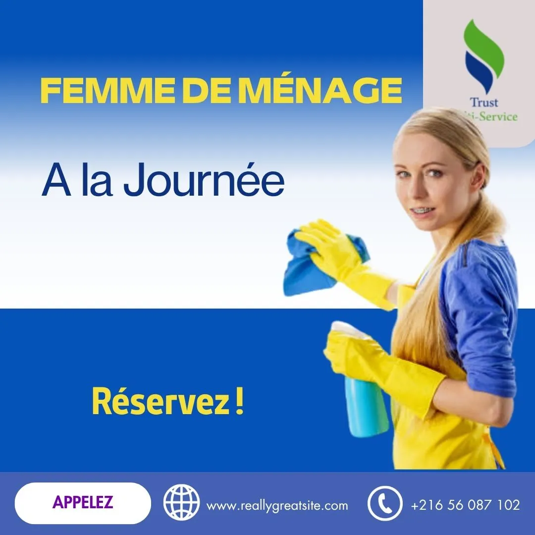 Vous cherchez une femme de ménage par jour ?