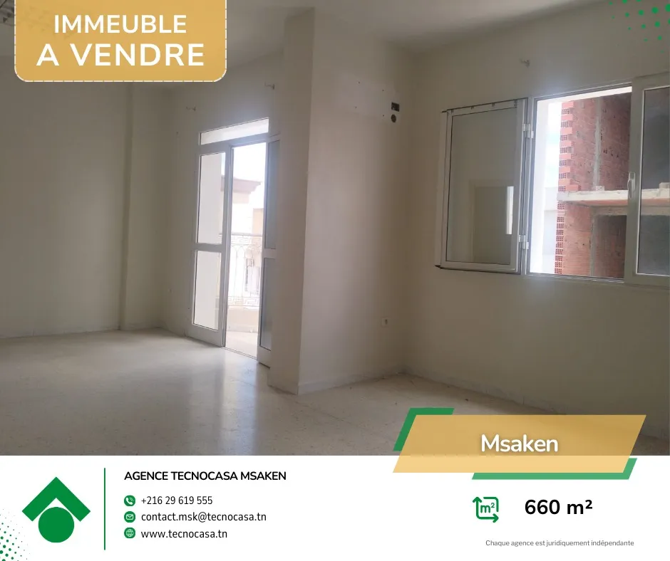 Investissement rentable : Immeuble R+4 en plein cœur de la ville
