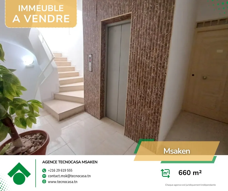 Investissement rentable : Immeuble R+4 en plein cœur de la ville