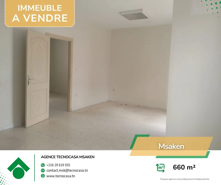 Investissement rentable : Immeuble R+4 en plein cœur de la ville