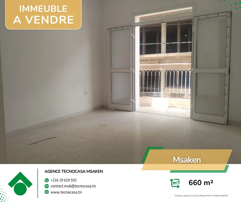 Investissement rentable : Immeuble R+4 en plein cœur de la ville