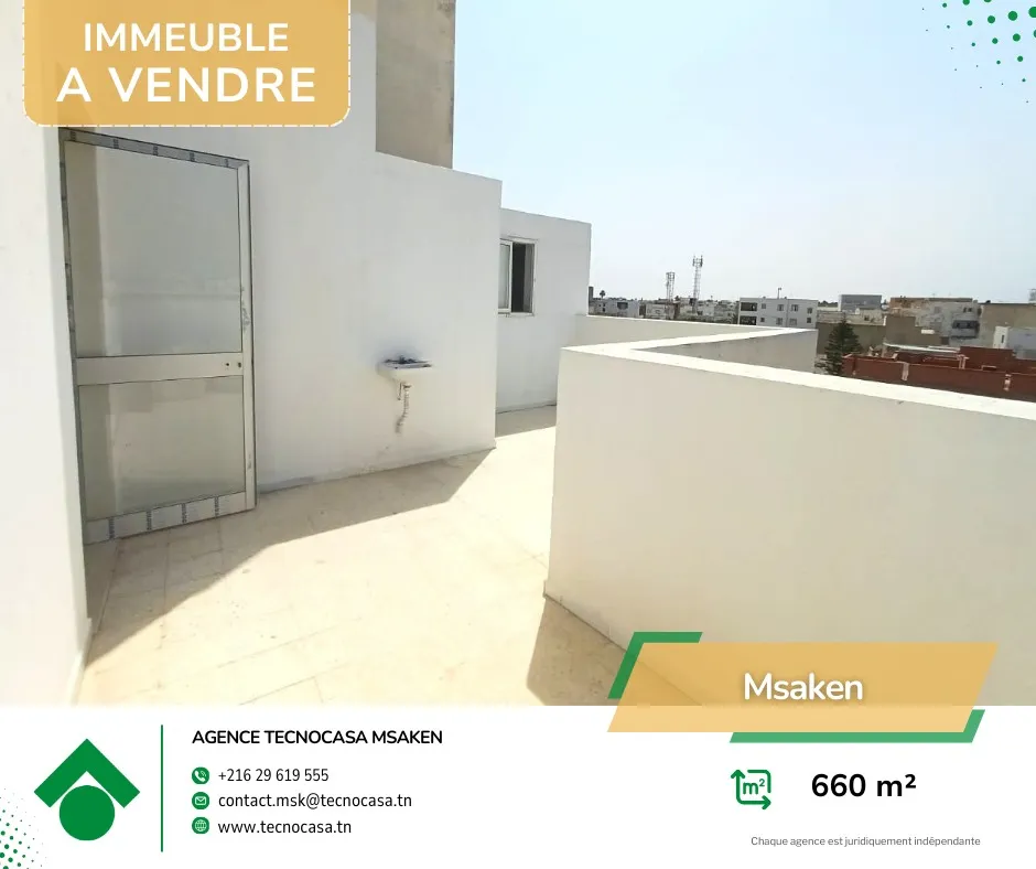 Investissement rentable : Immeuble R+4 en plein cœur de la ville