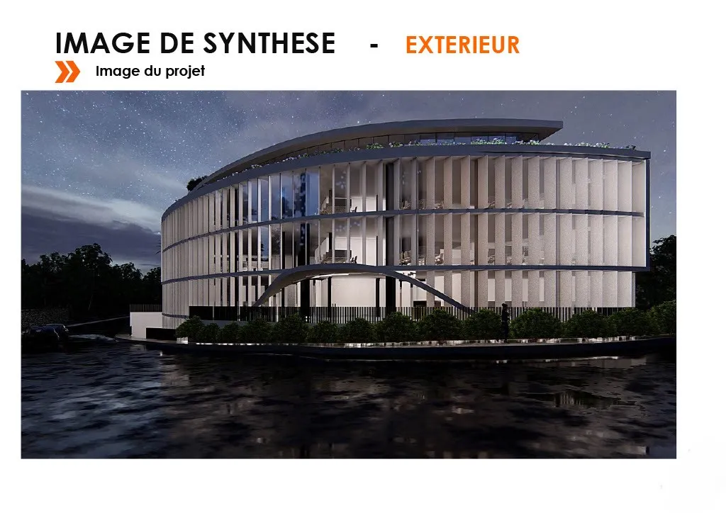 Super bureau 1350 m² ths à Notre Dame Manar
