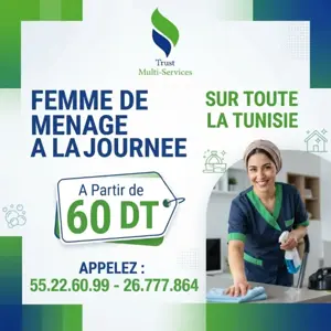 DES FEMMES DE MENAGE PAR JOUR A CITE  ENNASER