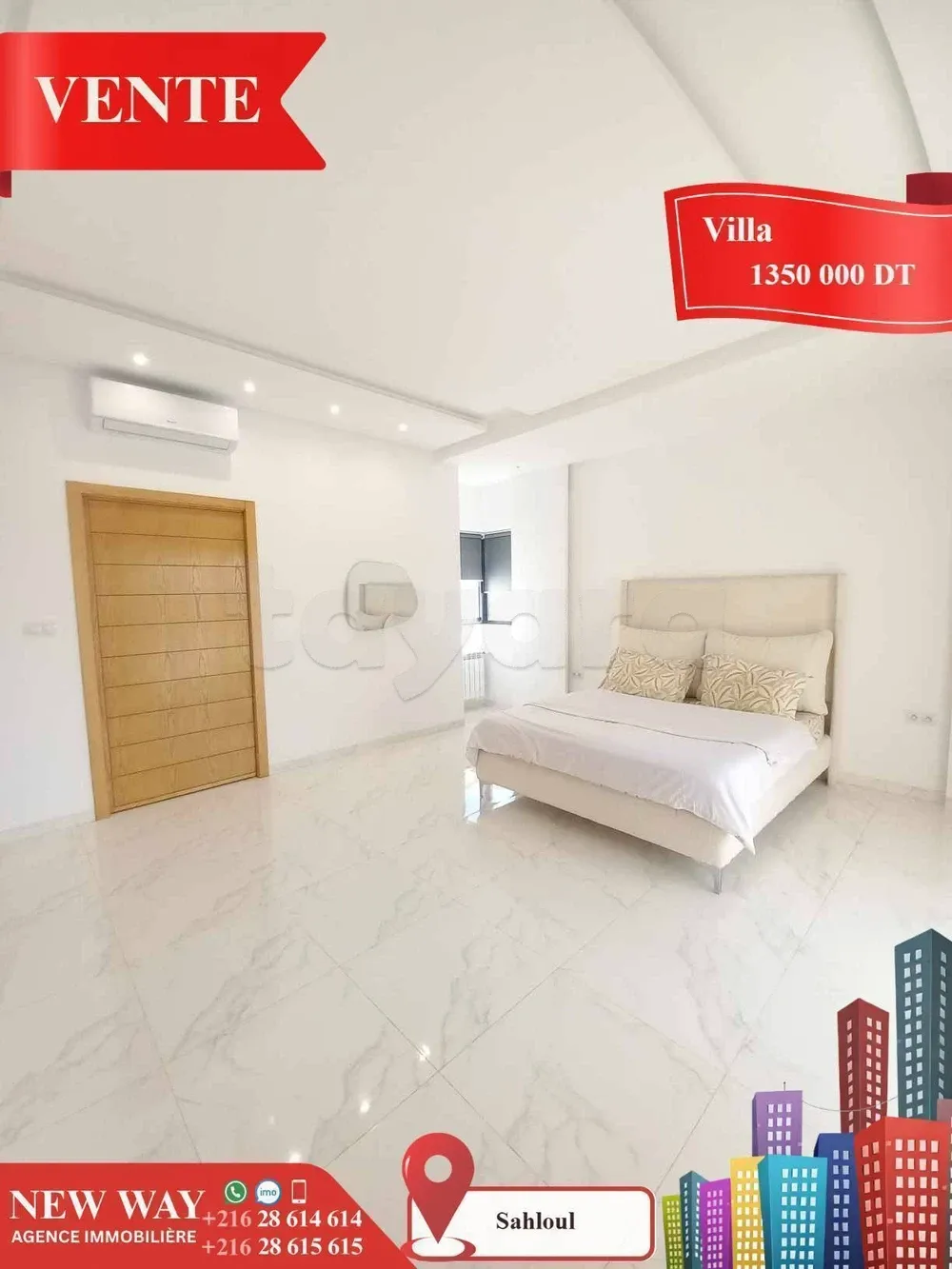 Villa de Charme Fait l'angle à Sahloul