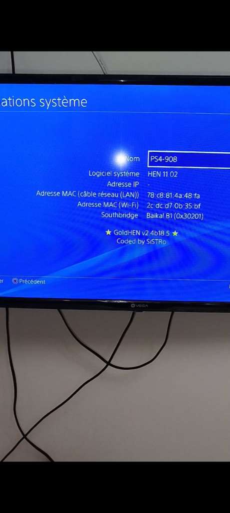 FORSA 4 PS4 PATCHÉ ET IMPORTÉ