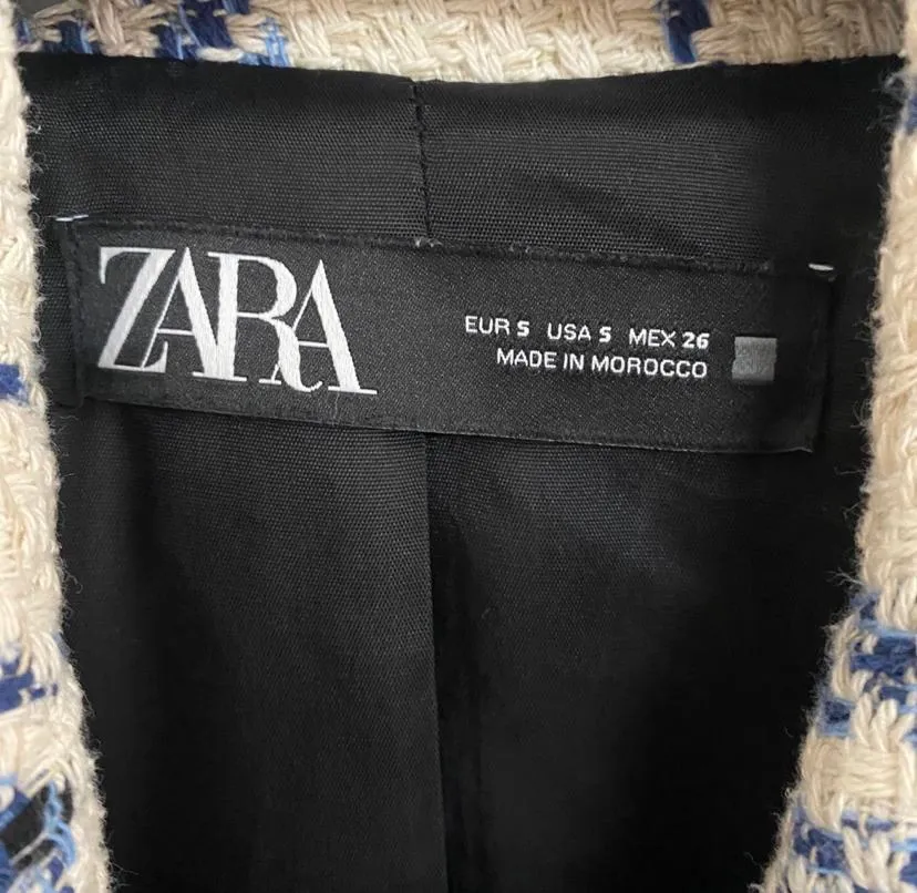 Veste Tweed Zara 