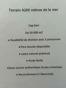 Exceptionnel 50 000 m2 cap bon