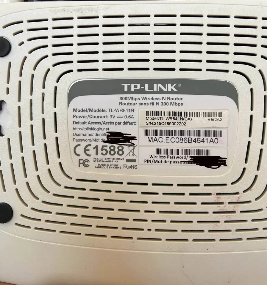 Répéteur Wi-Fi 300 Mbps TL-WR841N 📶