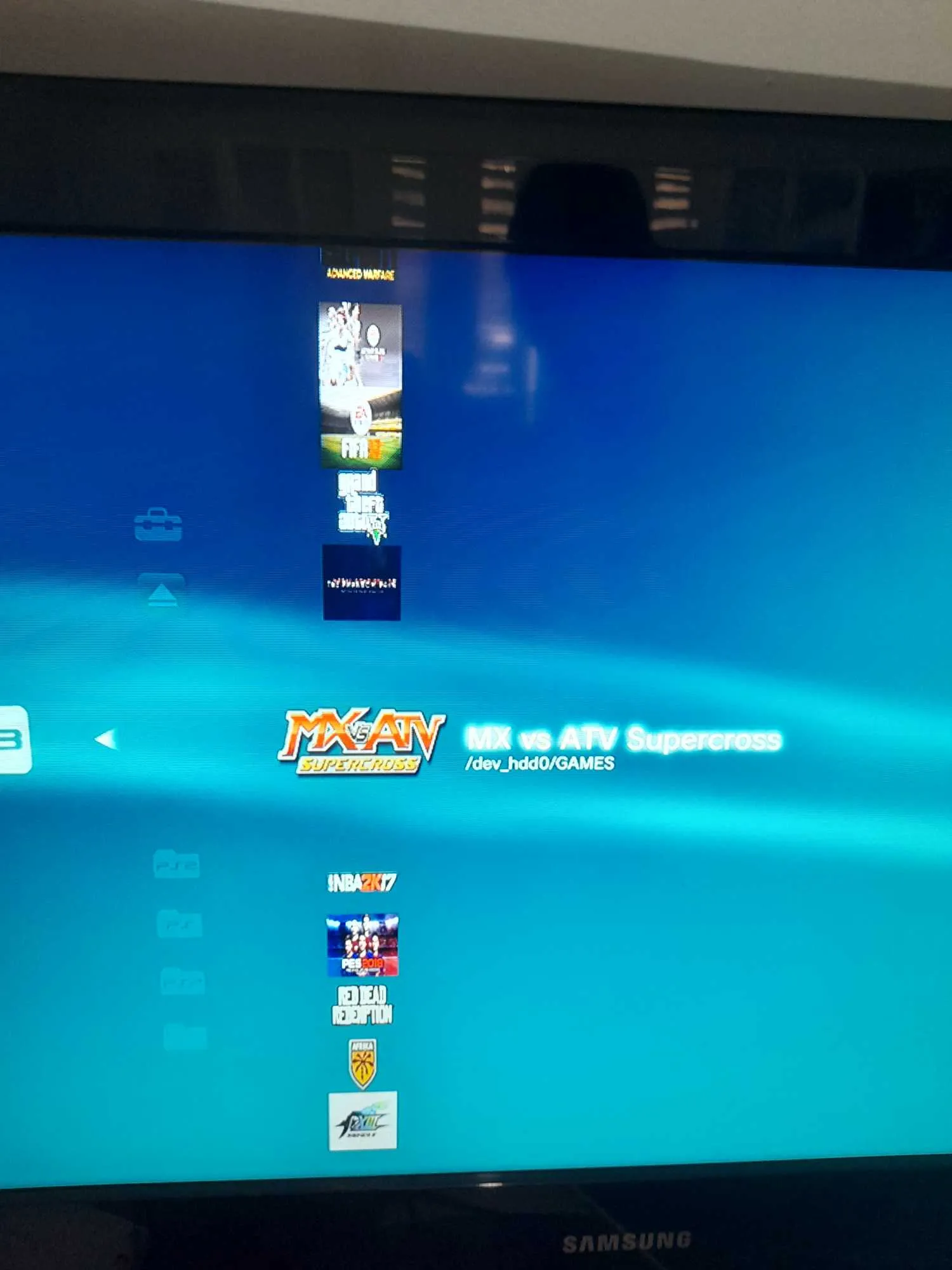 Playstation 3 slim patché avec jeux 