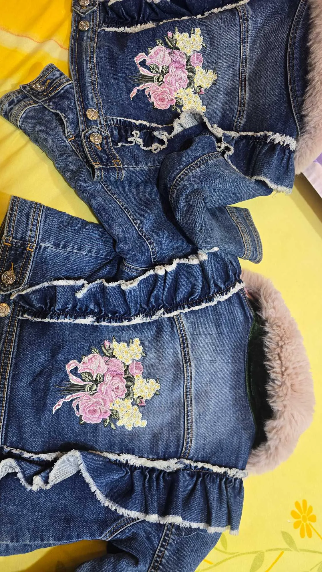  Veste Jean fille 4ans et 5ans 