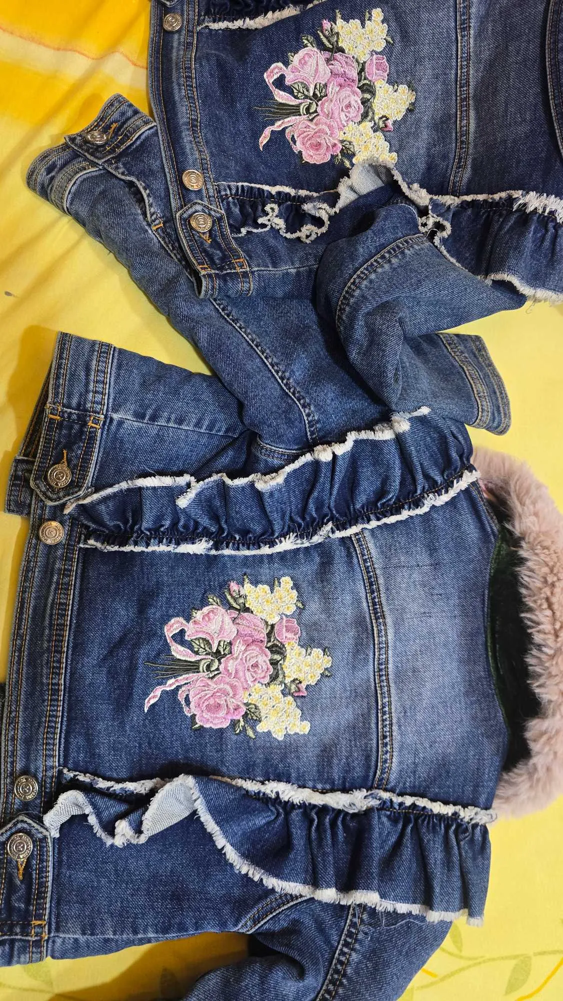  Veste Jean fille 4ans et 5ans 