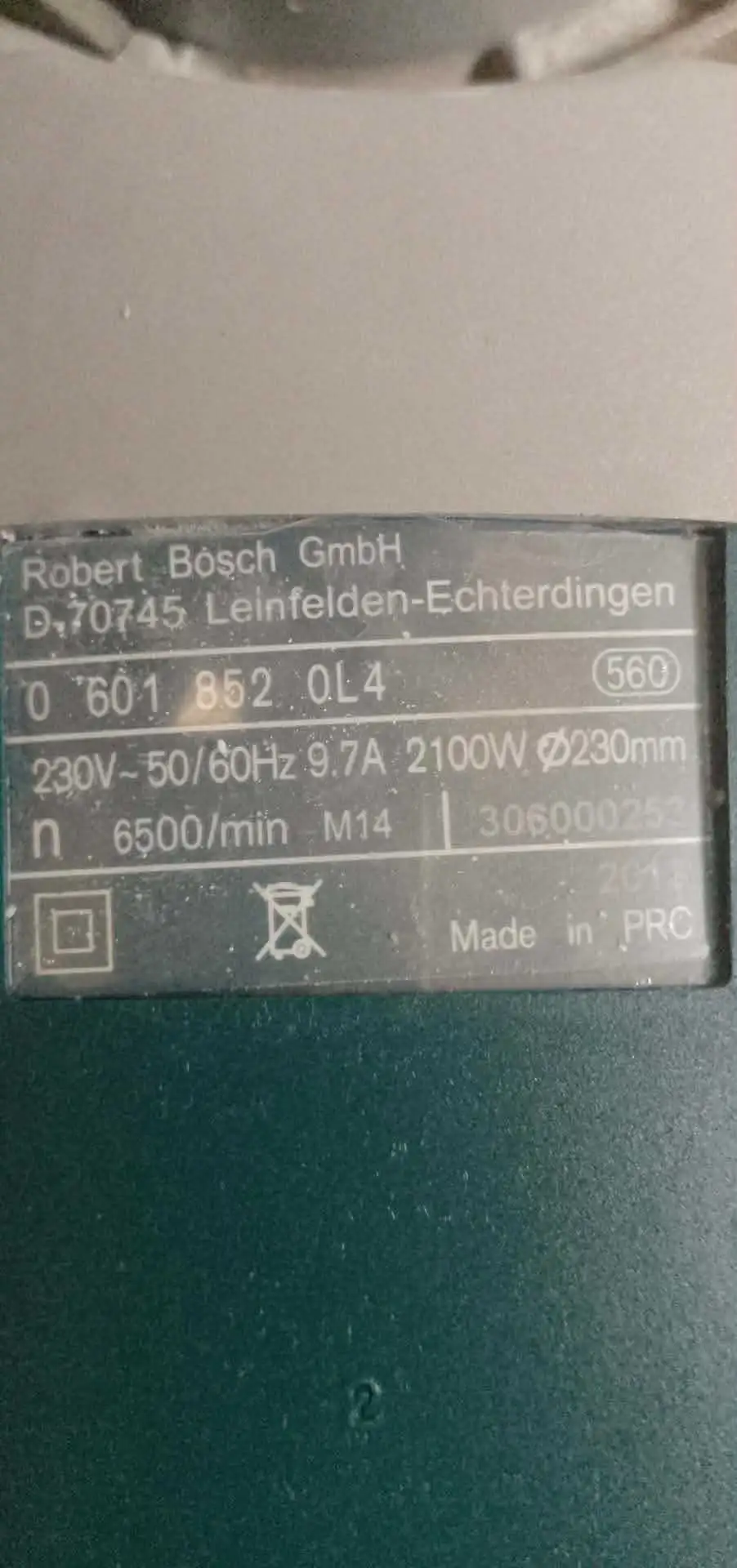 Meule à disque Bosch