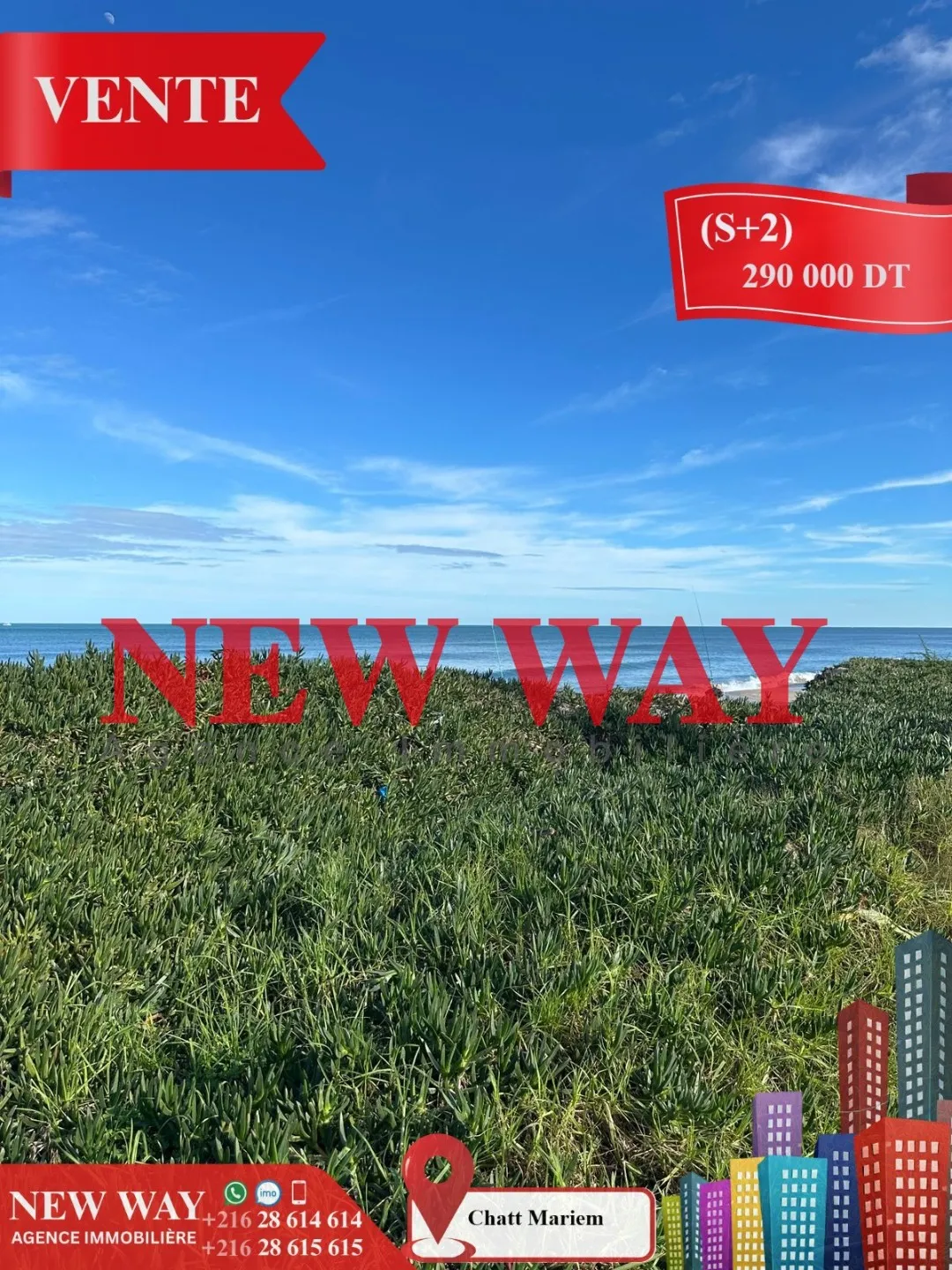 (S+2) Meublé à Chatt Mariem, Prés de la Mer